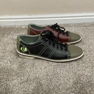 Linds World‎ IMPEX Bowling Leather Outsole Multicolor Shoes Men's Size US 8